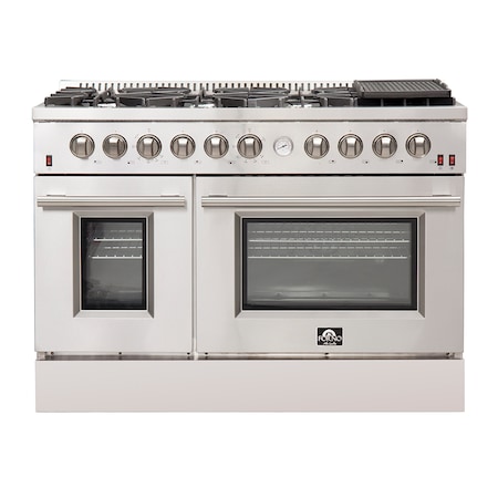 Forno Professional 48In. Freestanding Gas Range with AirFry FFSGS6291-48